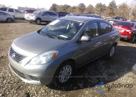 2013 Nissan Versa 1.6 Sv from USA, damaged, VIN 3N1CN7AP2DL844345